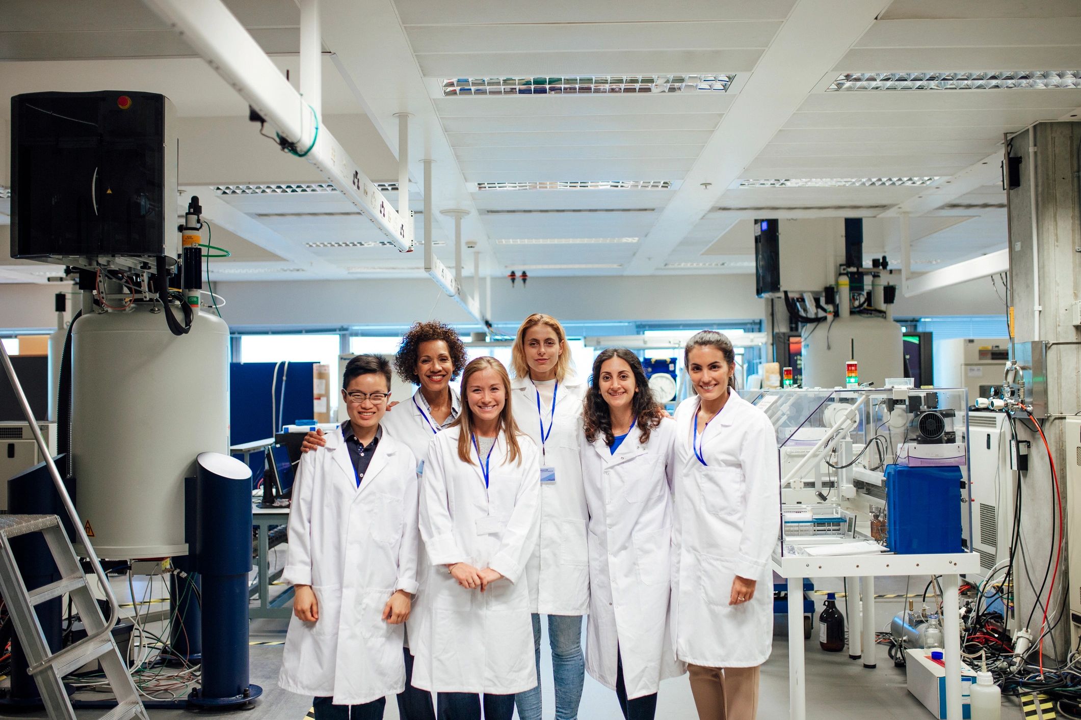 spirulina algae research lab women team